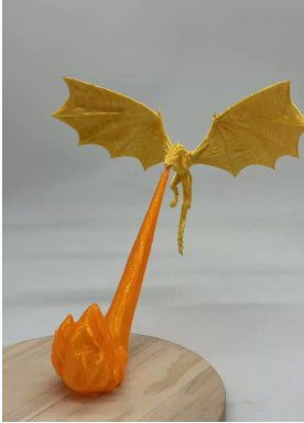 3D-Printed Dragon Bookshelf Light Decoration (photo 12)