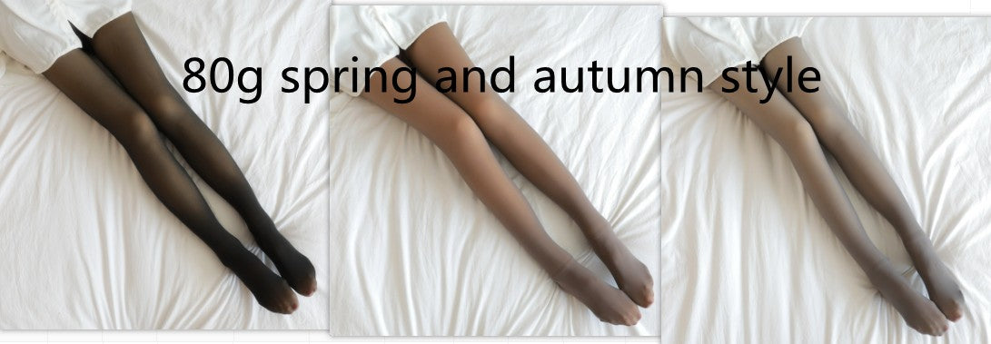 Women's Fleece-Lined Sheer-Look Tights (photo 66)