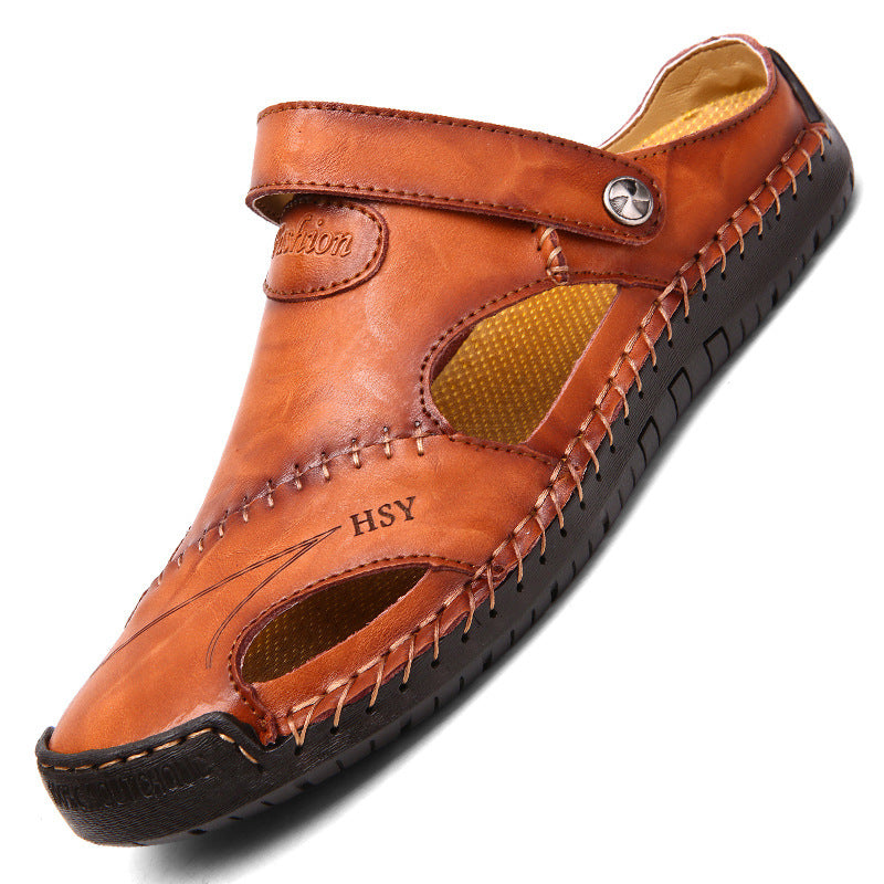 Men's Closed-Toe Adjustable Slide Sandals (photo 13)