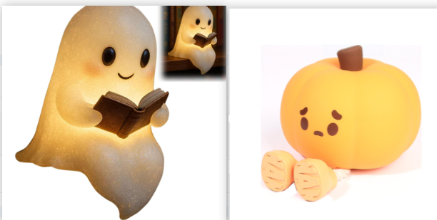LED Ghost Candle Light, Battery Powered (photo 9)