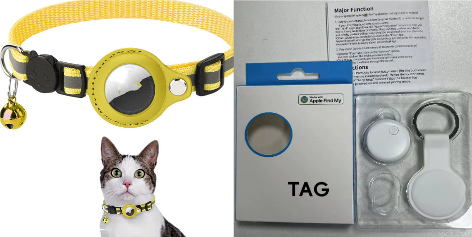 Reflective Pet Collar with AirTag Holder (photo 25)