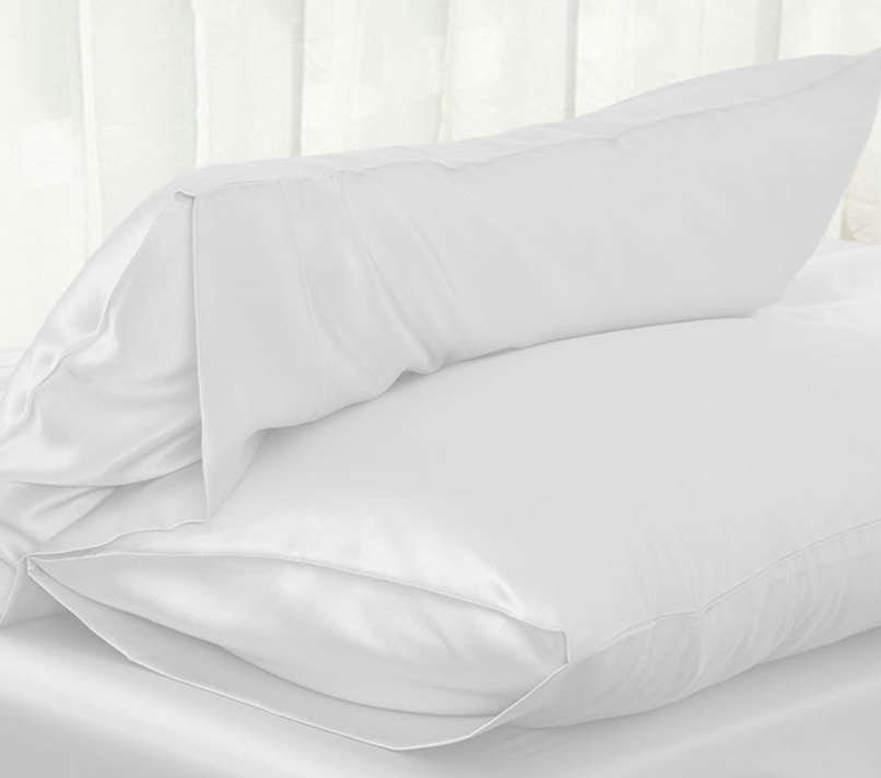 Satin Pillowcase, Polyester - White (photo 6)