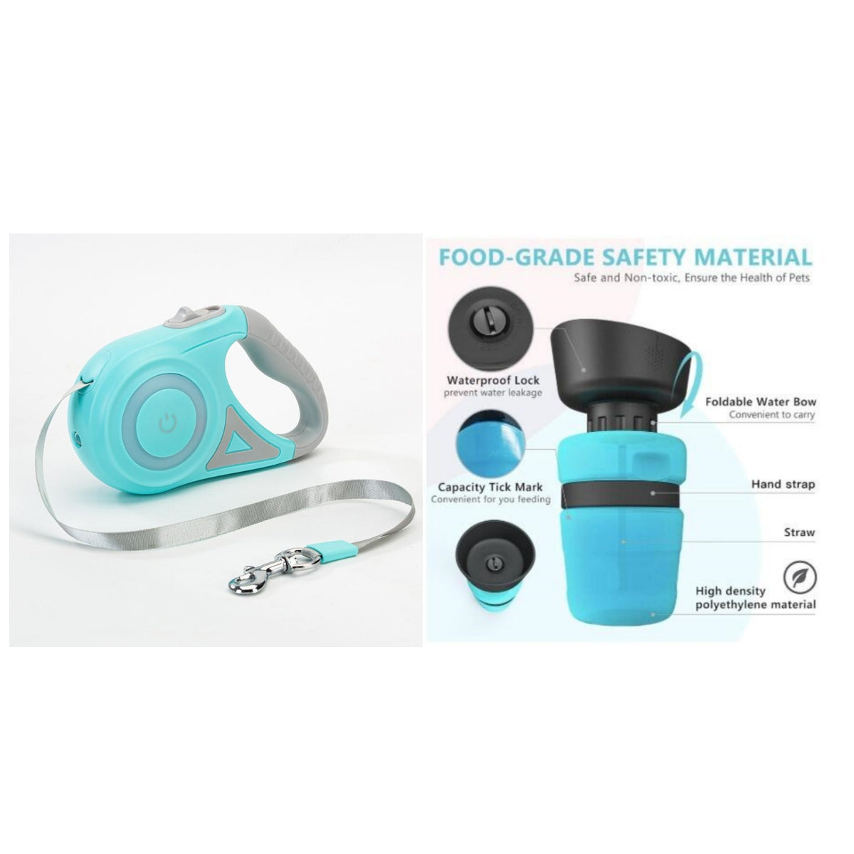 Retractable Dog Leash with LED Light, 3 m or 5 m (photo 34)