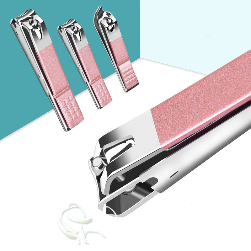 Stainless Steel Manicure Set with Pink Case (photo 6)