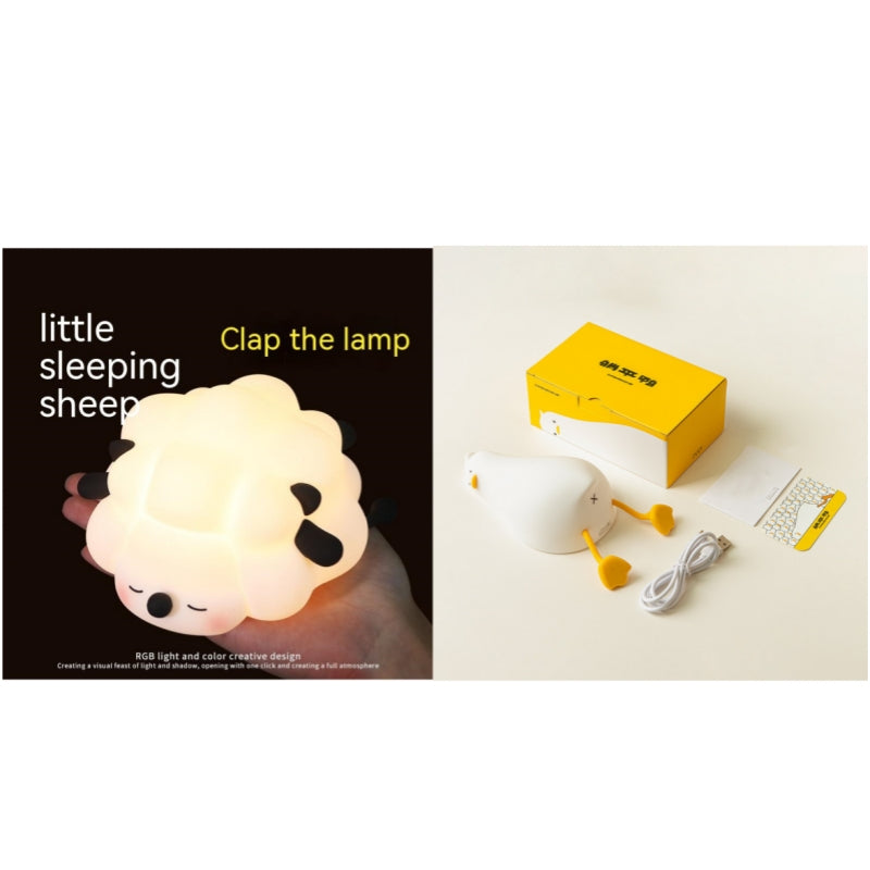 Silicone Animal Night Light with Timer (photo 16)