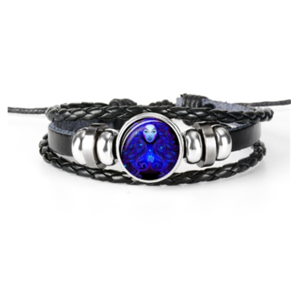 Zodiac Sign Glow-in-the-Dark Braided Bracelet (photo 21)