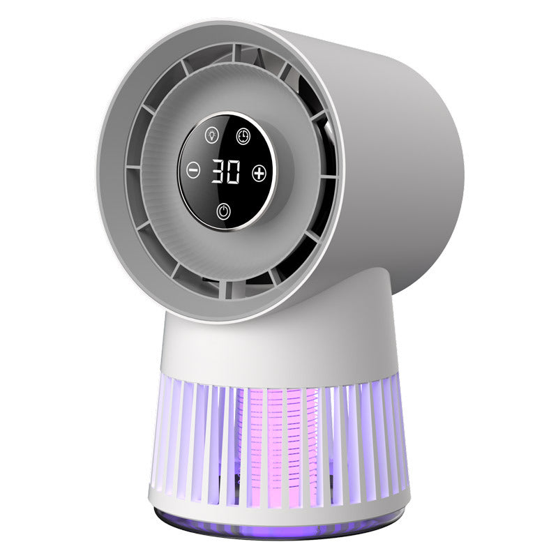 USB Rechargeable Mosquito Trap Fan with Light (photo 7)