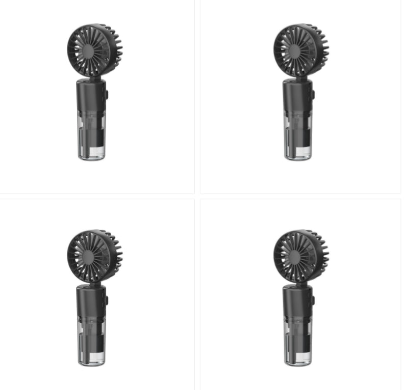 Handheld Mist Spray Fan, 4 Speeds, USB Rechargeable (photo 22)
