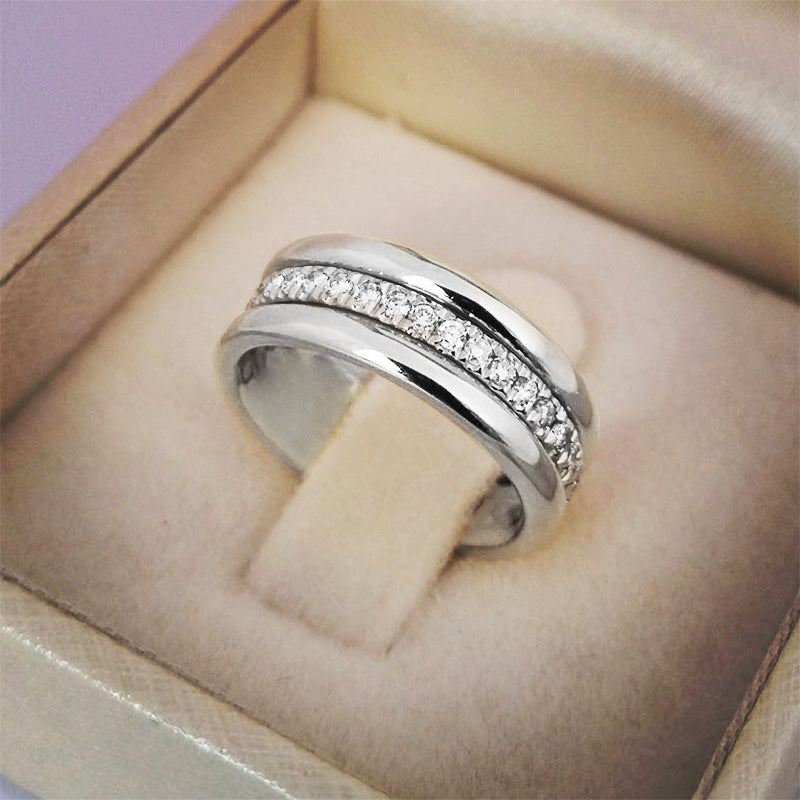 Rhinestone Ring, Gold or White Gold Tone (photo 7)
