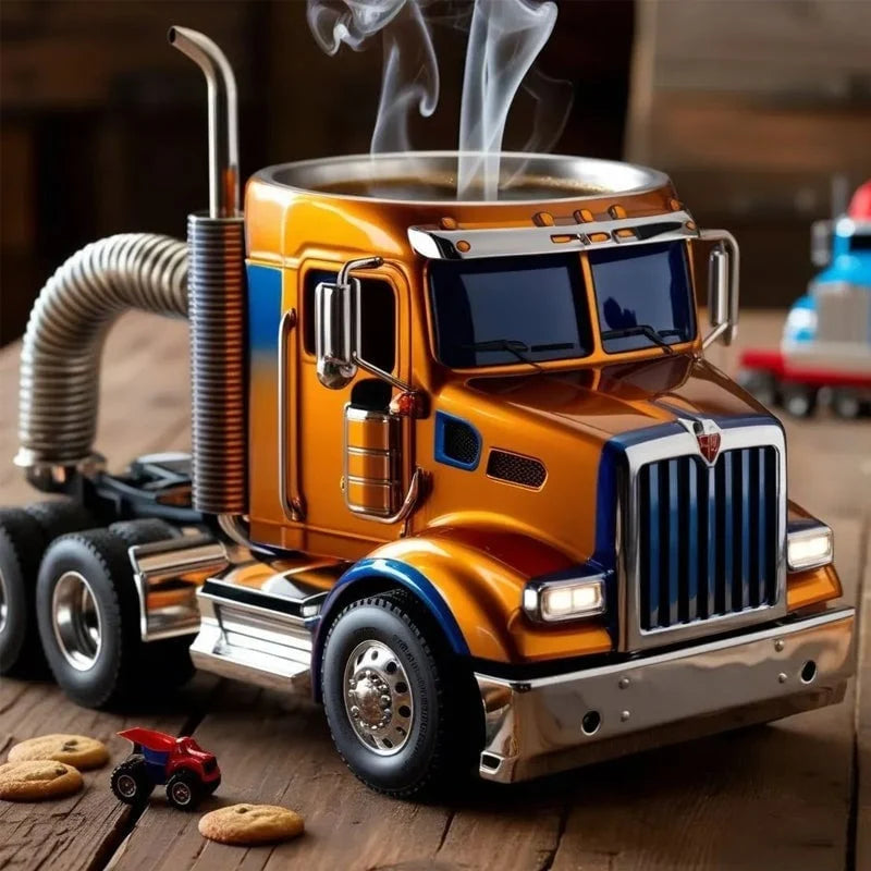 Semi Truck Shaped Coffee Mug, 11 oz (photo 26)