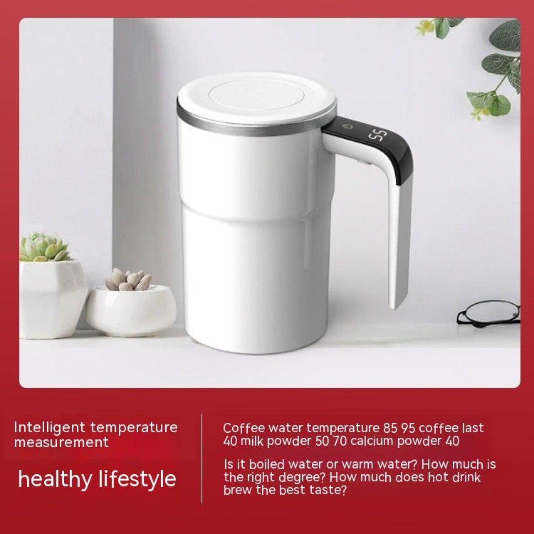 USB Rechargeable Self-Stirring Mug with Temperature Display (photo 9)