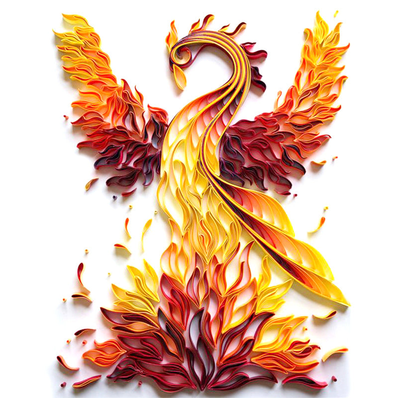 Paper Quilling Art Kit, 40 x 50 cm, Animal and Bird Designs (photo 12)