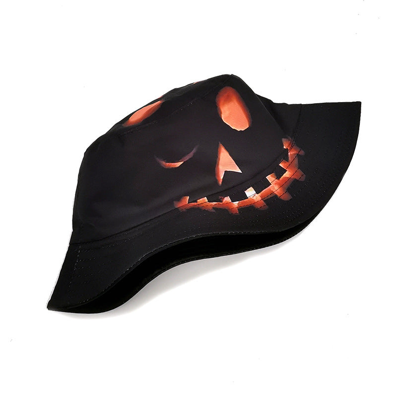 Halloween Pumpkin Print Bucket Hat (photo 6)