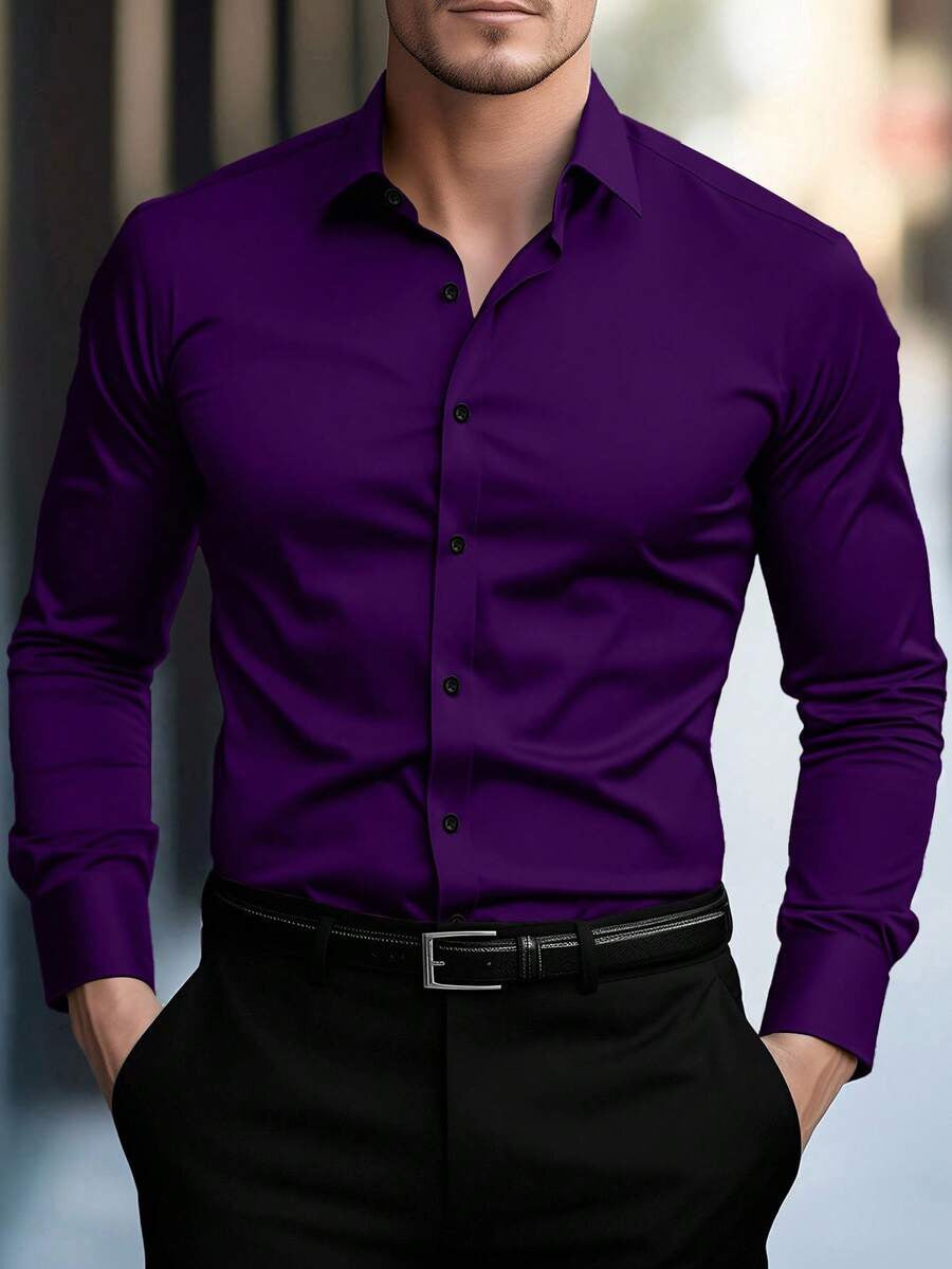 Men's Long-Sleeve Button-Down Shirt (photo 20)
