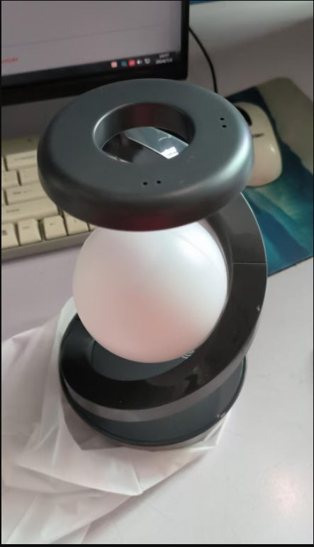 Rotating Moon Desk Lamp with Optional Wireless Charger (photo 14)