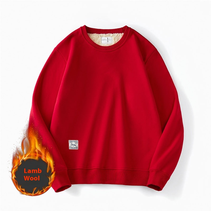 Men's Fleece Crewneck Pullover Sweatshirt (photo 8)