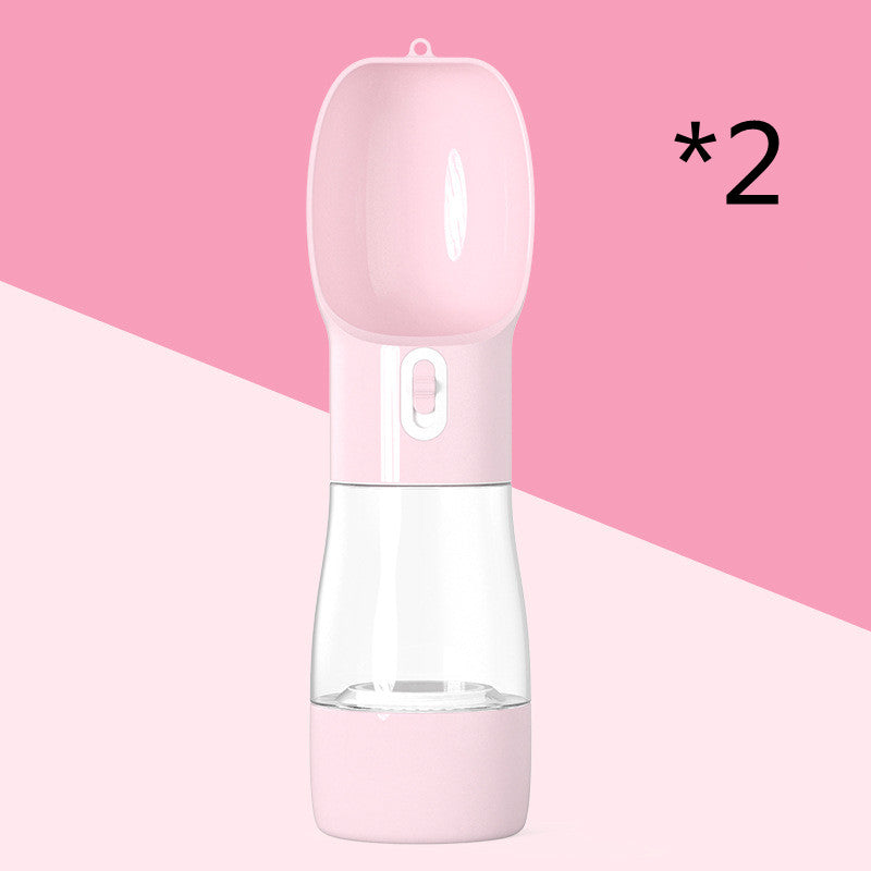 Portable Dog Water and Food Bottle with Shoulder Strap (photo 11)