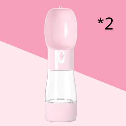 Portable Dog Water and Food Bottle with Shoulder Strap (photo 11)