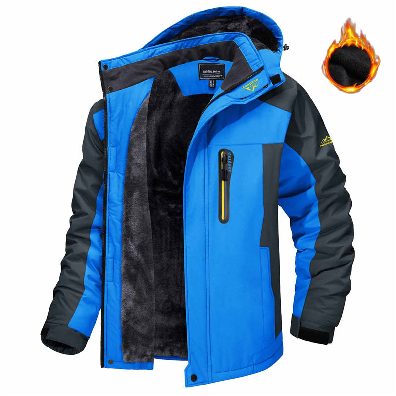 Men's Fleece-Lined Hooded Parka Jacket (photo 14)
