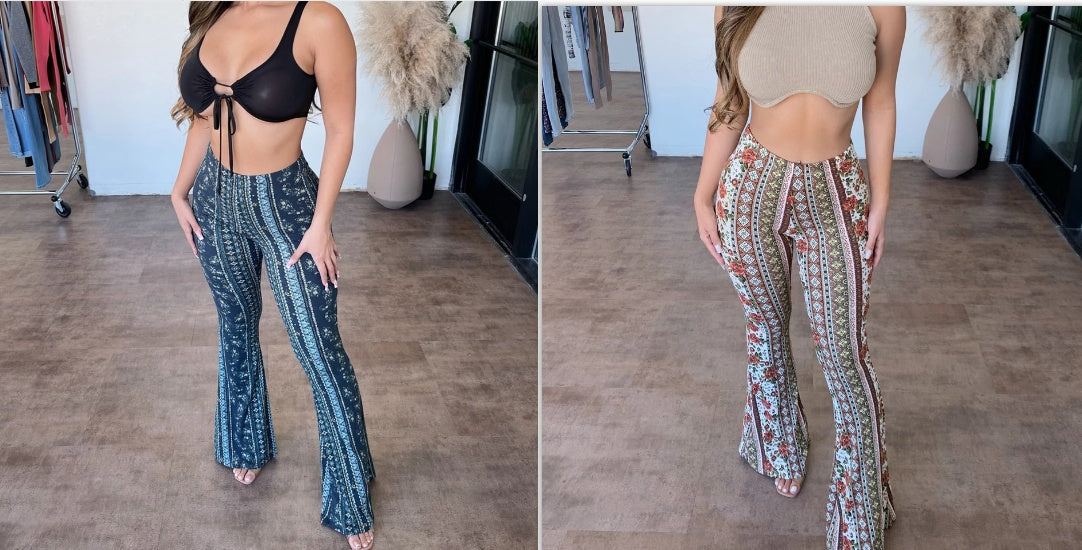 Women's Stretch Printed Slim Pants (photo 15)