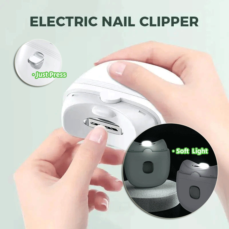 Rechargeable Electric Nail Clipper with Light