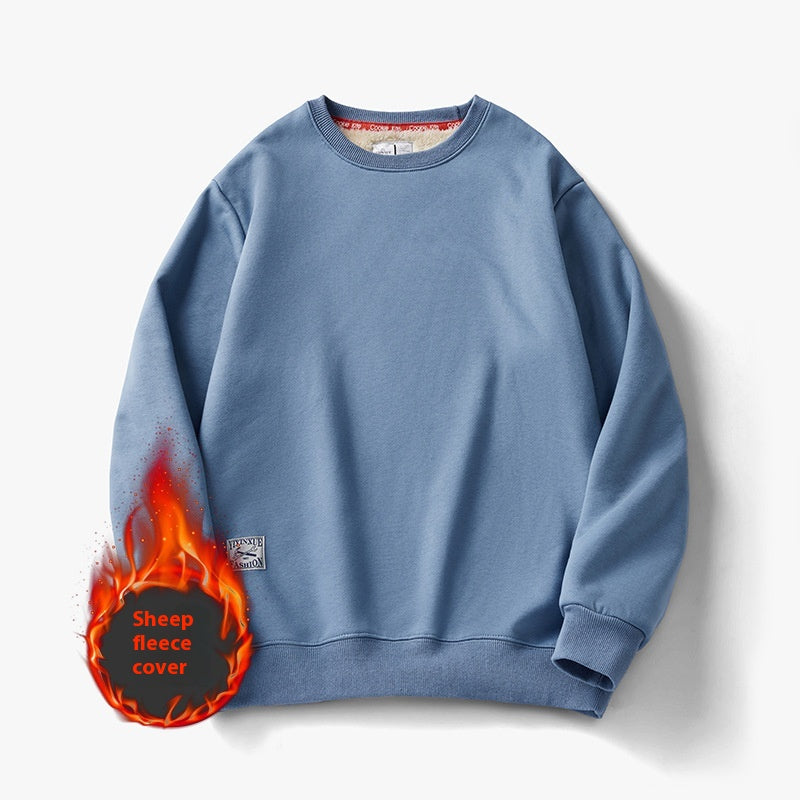 Men's Fleece Crewneck Pullover Sweatshirt (photo 9)