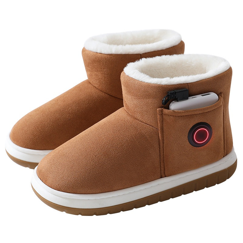 USB Heated House Boots with Power Bank (photo 4)