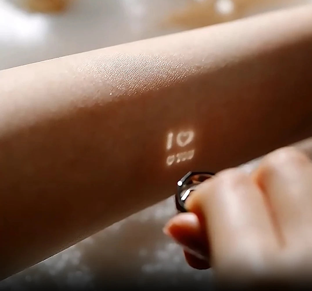 Adjustable Hidden Message Light Projection Ring (photo 6)