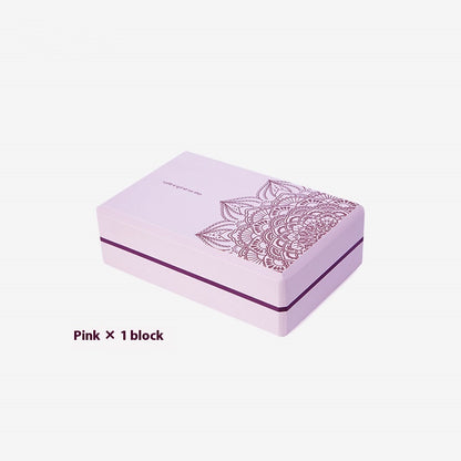 High-Density EVA Foam Yoga Block - Pink (photo 5)