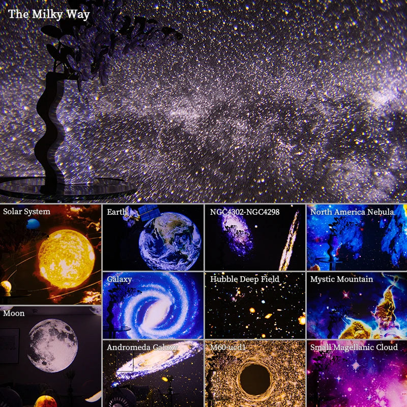 12-in-1 Rotating Galaxy Planetarium Projector (photo 11)
