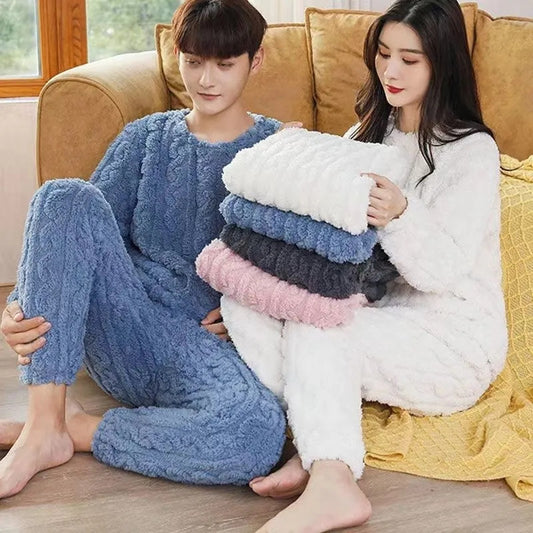 Women's Coral Fleece Pajama Set