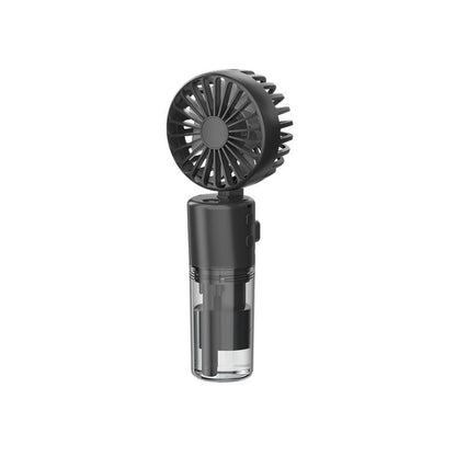 Handheld Mist Spray Fan, 4 Speeds, USB Rechargeable (photo 8)