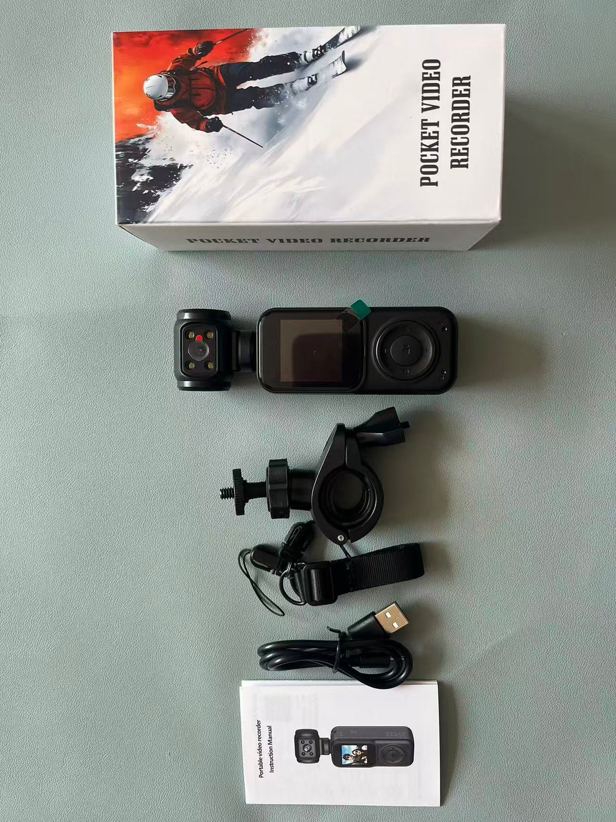 Handheld Dual-Lens Action Camera for Outdoor and Cycling (photo 6)