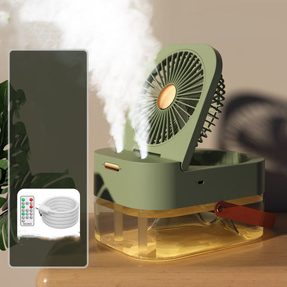 USB Mist Humidifier Fan with Night Light, 2.5 L (photo 8)