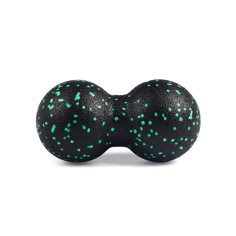 EPP Foam Peanut Massage Ball - Black & Green (photo 1)
