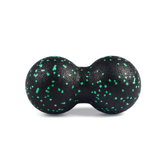 EPP Foam Peanut Massage Ball - Black & Green (photo 1)