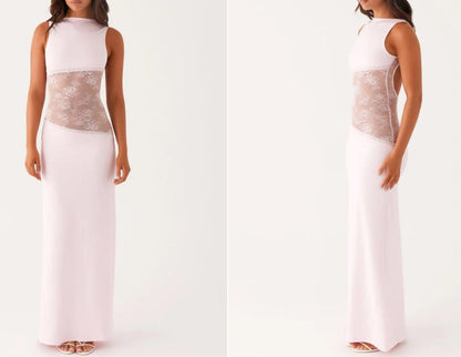 Women's Lace Strappy Maxi Dress (photo 13)