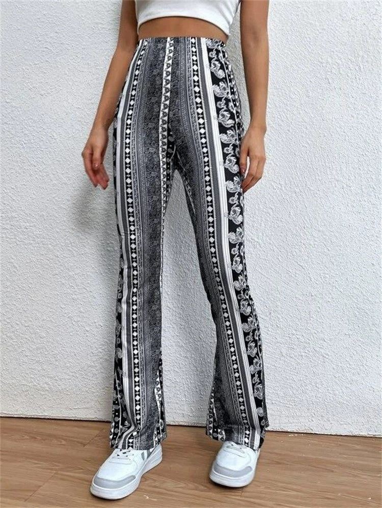 Women's Stretch Printed Slim Pants (photo 14)