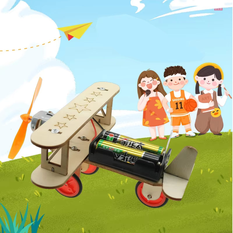 Wooden DIY Electric Glider Science Kit
