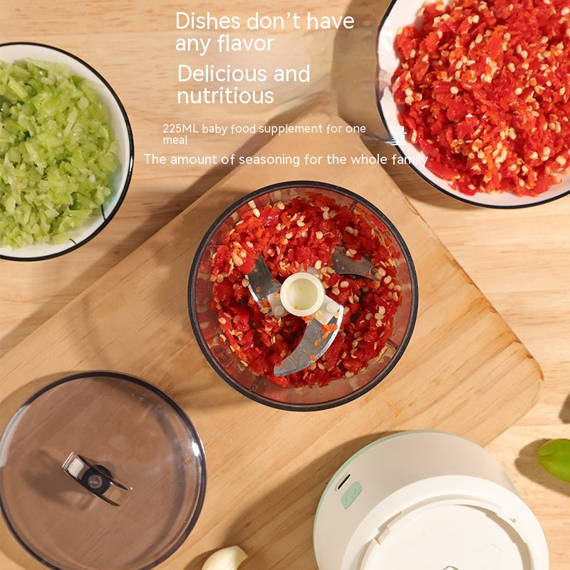 USB Rechargeable Mini Food Chopper, 225 ml (photo 3)