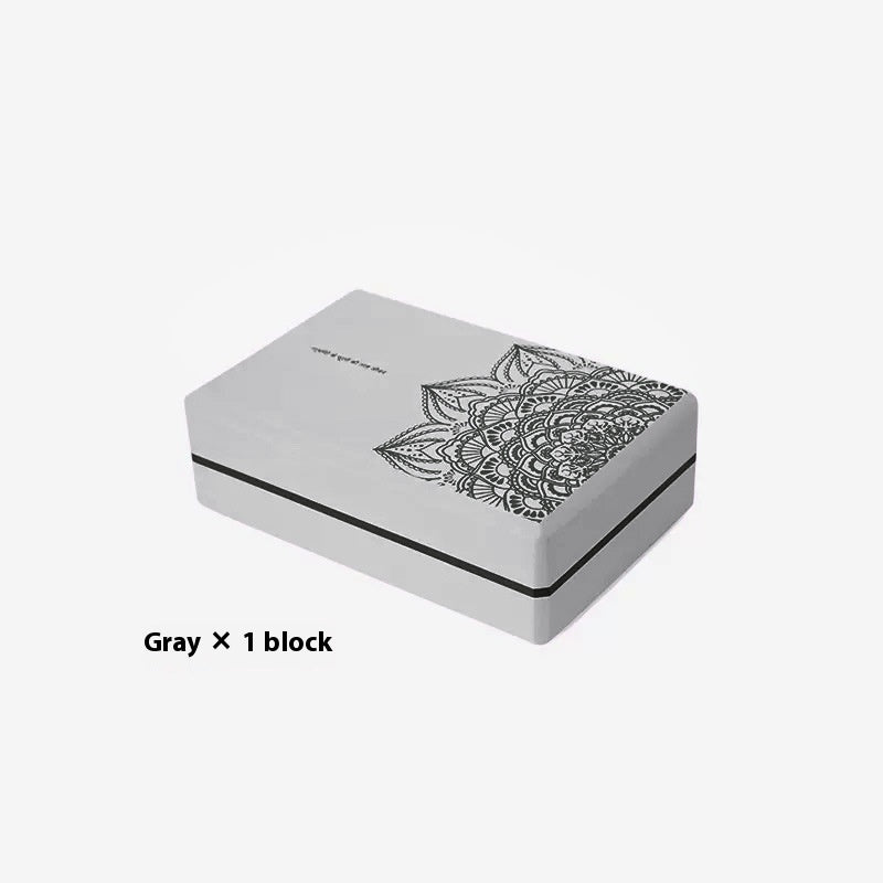 High-Density EVA Foam Yoga Block - Gray (photo 4)