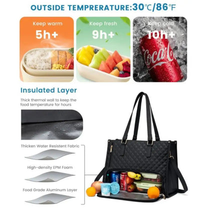 Insulated Lunch Tote and Laptop Bag (photo 2)
