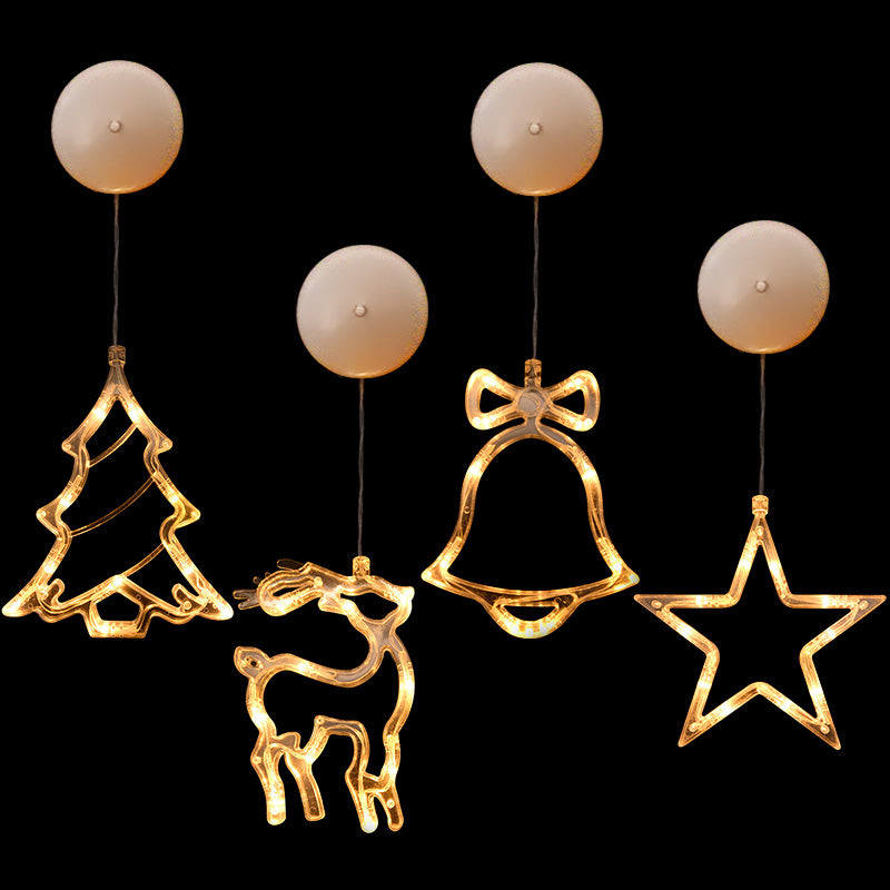 Christmas LED Window Lights with Suction Cup (photo 4)