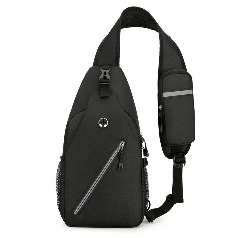 Men's Oxford Cloth Crossbody Chest Bag (photo 12)