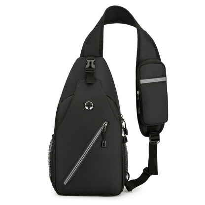 Men's Oxford Cloth Crossbody Chest Bag (photo 12)