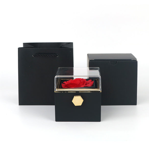 Rotating Soap Rose Jewelry Gift Box (photo 35)