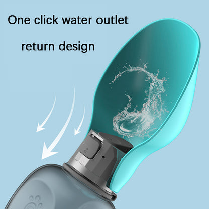 800 ml Portable Dog Water Bottle with Fold-Out Trough (photo 10)