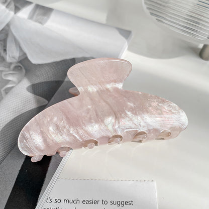 Acrylic Claw Hair Clip - Smoky Pink (photo 6)