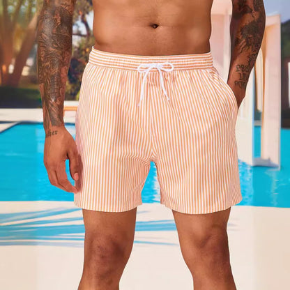 Men's 3D Striped Print Shorts (photo 13)