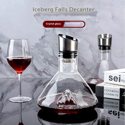 Iceberg Glass Wine Decanter (photo 3)